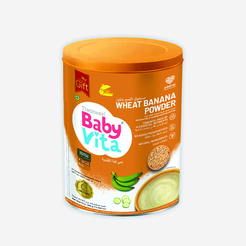 Traditional BabyVita Wheat Banana Powder