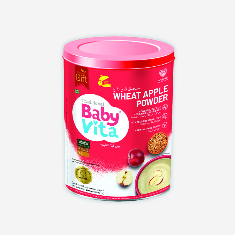 Traditional BabyVita Wheat Apple Powder